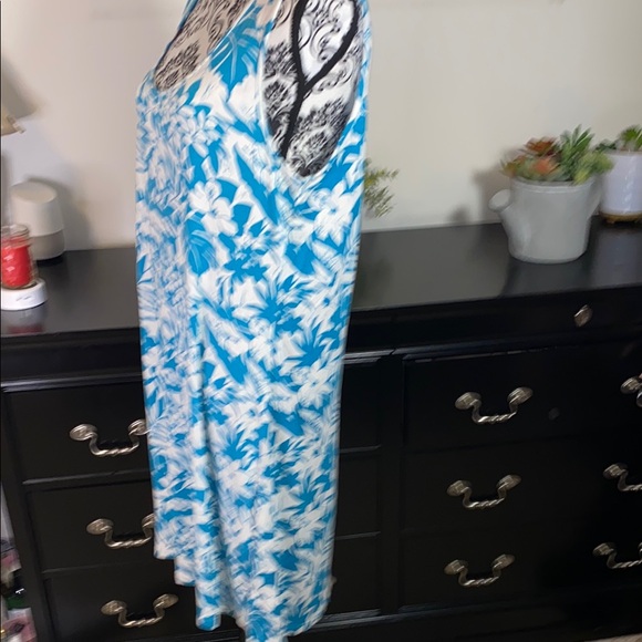 Pineapple Moon Sleeveless Mini Hawaiian Sundress Swim Suit Cover Size Me… - Picture 3 of 7